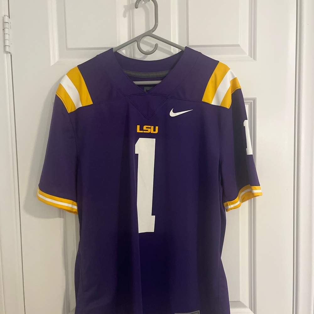 LSU Nike Purple Dri-FIT Jersey